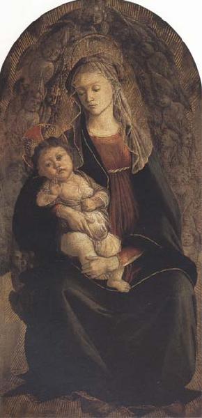 Sandro Botticelli Madonna and Child in Glory with Cherubim oil painting image